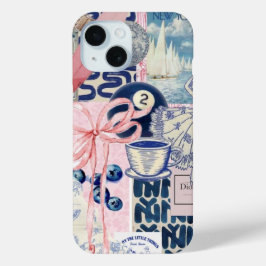 Preppy Collage, Summer Collage Phone Case