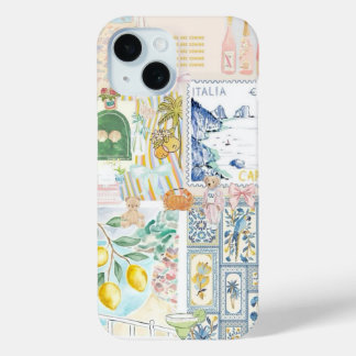 Preppy Collage, Summer Collage Phone Case