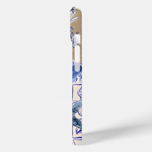 Preppy Collage, trendy Summer Collage Phone Case (Rückseite / Links)