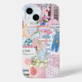 Preppy Collage, trendy Summer Collage Phone Case (Rückseite)