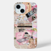 Preppy Collage, trendy Summer Collage Phone Case (Rückseite)