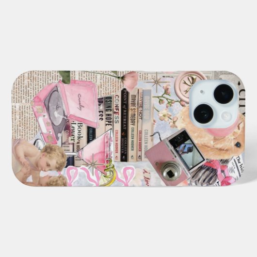 Preppy Collage, trendy Summer Collage Phone Case (Rückseite (Horizontal))