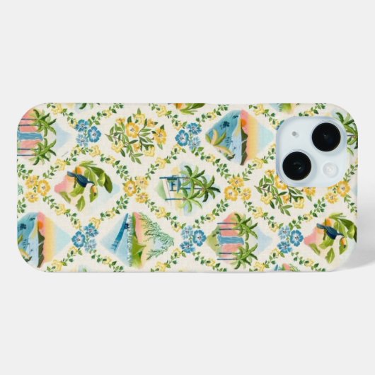 Preppy Collage, trendy Summer Collage Phone Case (Rückseite (Horizontal))