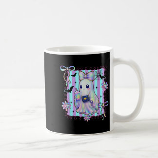 Preppy Colorful Coquette Bow Ghost Boo Girl Spooky Kaffeetasse
