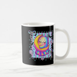 Preppy Colorful Coquette Bow Ghost Boo Girl Spooky Kaffeetasse