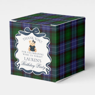 Preppy-Coquette-Bär-Mädchen-Geburtstagsgeschenkbox Geschenkschachtel