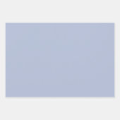 Preppy Coquette Bow Dusty Blue Line Gezeichnet Wra Geschenkpapier Set (Vorderseite 2)