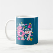 Preppy Coquette Bow I Was 6 Now I'm 7 7th Birthday Kaffeetasse (Links)