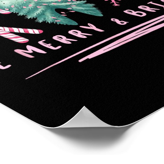 Preppy Coquette Teeth May Your Smile Be Merry And  Poster (Ecke)