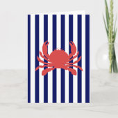 Preppy Crab Karte (Vorderseite)