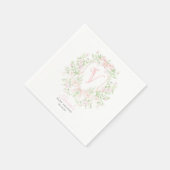 Preppy Crest Baby Shower Servietten (Ecke)
