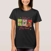 Preppy Cute Just A Jolly Goose Merry Goosemas Chri T-Shirt (Vorderseite)