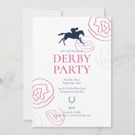 Preppy Derby Party Einladung