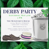 Preppy Derby Party Fashion Mint Julep Einladung