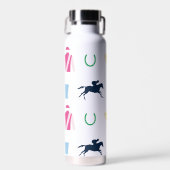 Preppy Derby Party Icons Trinkflasche (Vorne)