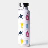 Preppy Derby Party Icons Trinkflasche (Rechts)
