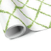 Preppy Diamond Garden Trellis Geschenkpapier (Rolleneckpunkt)