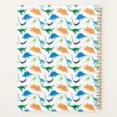 Preppy Dinosaur Boy Personalisiert School Calendar Planer (Rückseite)