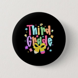 Preppy-Dritte-Klasse-Zurück-zur-Schule-3-Klasse-Le Button
