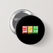 Preppy Equality Is Greater Than Division Math Blac Button (Vorne & Hinten)
