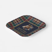 Preppy Equestrian Foal Floral Baby Dusche Pappteller (Gewinkelt)