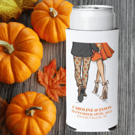 Preppy Fall Couple Pumpkin Pants Orange Kleid Selters Dosenkühler