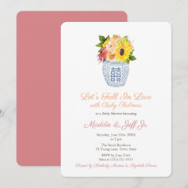 Preppy Fall in Liebe Herbst Girl Showdusche Party Einladung