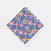 Preppy Fireworks 4. Juli Napkin Serviette (Ecke)