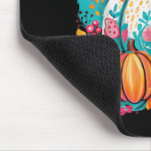 Preppy Floral Fall Pumpkin Herbst Erntedank Coz Mousepad (Ecke)