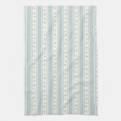 Preppy Floral Stripe Kitchen Towel Geschirrtuch (Vertikal)