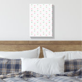 Preppy floral trellis grandmillenial leinwanddruck (Insitu (Schlafzimmer))