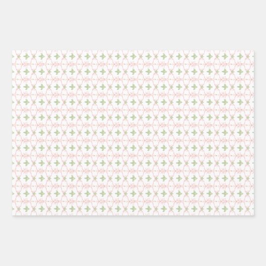 Preppy For Girl Pink Christmas Nutcracker Geschenkpapier Set (Vorderseite)