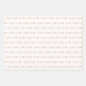 Preppy für Mädchen Rosa Weihnachtsnussknacker Geschenkpapier Set (Vorderseite 2)