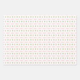 Preppy für Mädchen Rosa Weihnachtsnussknacker Geschenkpapier Set