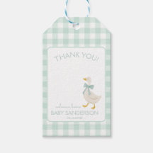 Preppy-Gans-Babyshower-Geschenkkarte