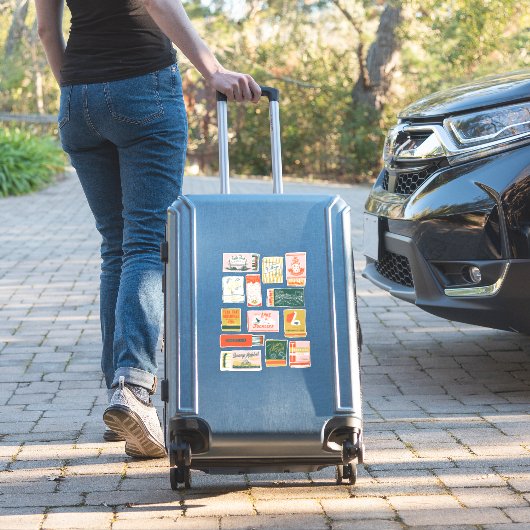 Preppy Girl Starter Pack Sticker (Koffer Insitu)