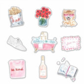 Preppy Girl Starter Pack Sticker (Vorderseite)