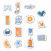 Preppy Girl Starter Pack Sticker (Vorderseite)