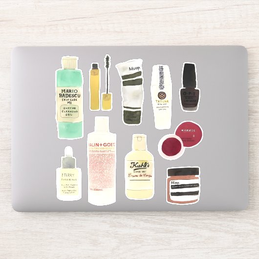 Preppy Girl Starter Pack Sticker (Computer)