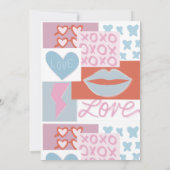 Preppy Girls Geburtstagsparty Einladung (Rückseite)