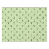 Preppy Girly Green Bow Pattern Spring & Summer  Tischdecke (Vorderseite (Horizontal))