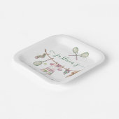 Preppy Golf Baby Dusche Pappteller (Gewinkelt)