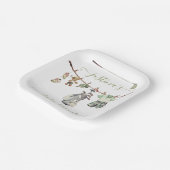 Preppy Golf Baby Dusche Pappteller (Gewinkelt)