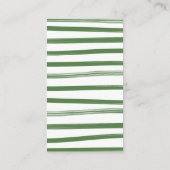 Preppy Golf Boy Wäscheleine für Babys Begleitkarte (Rückseite)