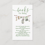 Preppy Golf Boy Wäscheleine für Babys Begleitkarte (Vorderseite)