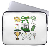 Preppy Golf Coquette Laptopschutzhülle (Vorderseite)