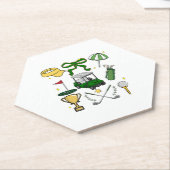 Preppy Golf Coquette Untersetzer (angewinkelt)