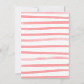 Preppy Golf Girl Birthday Party Einladung (Rückseite)