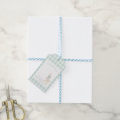 Preppy Goose Baby Shower Gift Tag Geschenkanhänger (Mit Garn)