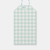 Preppy Goose Baby Shower Gift Tag Geschenkanhänger (Rückseite)